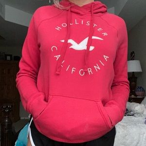 Red Hollister hoodie